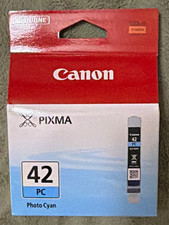 Canon Genuine CLI-42PC Photo Cyan Ink Cartridge for PIXMA Inkjet picture