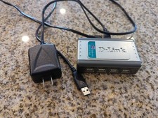 D-LINK DUB-H4 Hub USB 2.0 - w power cord and usb cable picture
