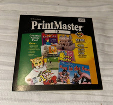 Vintage 2001 Broderbund Print Master 10 Publishing Suite CD-ROM picture