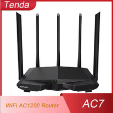 Tenda AC7 Dual Band Router AC1200 WiFi 2.4G/5G 5x6dBi High Gain Antennas MU-MIMO picture