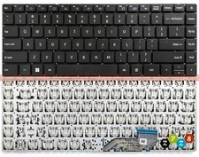 New Toshiba Dynabook Satellite Pro C40-G C40-H C40-J CS40L CS45L US Keyboard picture