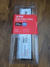 XPG 16GB DDR4 3200MHz Desktop Gaming RAM with RGB AX4U320016G16A- SWHD35G picture