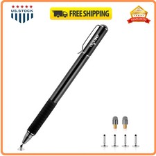 Digiroot 2-in-1 Universal Disc Stylus Pen with 6 Replacement Tips for Touchsc... picture