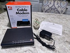 Zoom 343 Mbps DOCSIS 3.0 Cable Modem 5341 Comcast Xfinity Cox Time Warner 1094 picture