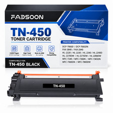 TN450 1PK BK High Yield Mono Laser Toner Fits HL-2220 HL-2230 HL-2240 HL-2275DW picture