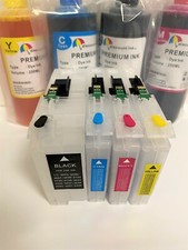 Empty Refillable Cartridges plus Refill Ink for Brother LC3033 LC3035 MFC-J995DW picture