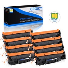 8PK Canon 071 Black Replacement Toner Cartridge for ImageCLASS MF272dw LBP122dw picture