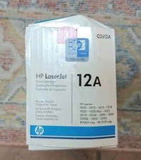 Original HP 12A Black LaserJet Toner 2 Print Cartridges Q2612A Sealed Dual Pack picture