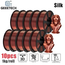 10KG 1KG/Roll Geeetech Silk copper PLA Filament 1.75mm 3D Printer Consumables picture