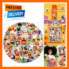 300pcs Halloween Stickers Vinyl Waterproof Non-Repeating Bulk Party Decorations picture