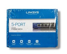 Linksys SE3005 5-port Gigabit Ethernet Switch NEW (factory sealed) picture