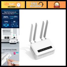 4G LTE Wi-Fi 6 Dual-SIM Router, CAT 12, Detachable Antennas, VPN, IoT Ready, Hom picture