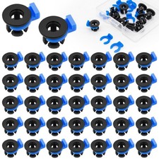 40PCS Bowden Tube Coupler Collet Clamp Clip Bowden Collet and Clip Set Plastic J picture