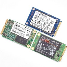 (Lot of 3) Samsung/Kingston/Transcend Mixed Model 1TB mSATA 6 Gb/s SSD picture