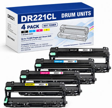 DR221CL High Capacity 4Pack Drum Unit Compatible for DR221 MFC-9130CW HL-3180CDW picture