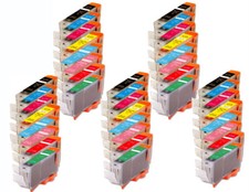 40PK Printer Ink Jet Cartridges + chip works for Canon CLI-8 Pro9000 Mark II picture