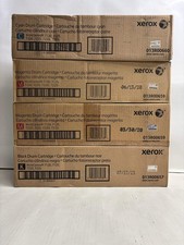 4 New OEM Xerox WC7120,7125,7220,7225 CMMK Drum 013R00657,659,660 (No Yellow) picture
