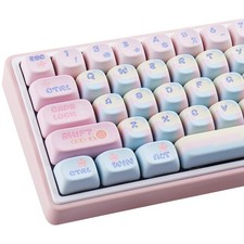 126 PCS MOA Profile Cute Keycaps PBT Patchwork Candy Mechanical Keyboard picture