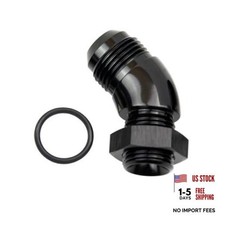 45 degree 10AN Male Flare to 8AN ORB Port Full Flow 10AN to 8AN ORB 45 Degree picture