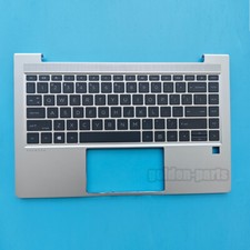 New Silver For HP Probook 640 G8 Palmrest Keyboard Cover Backlit M21668-001 picture