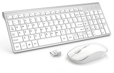 Wireless Keyboard Mouse, J 2.4G Compact and Ultra Slim Wireless Keyboard picture