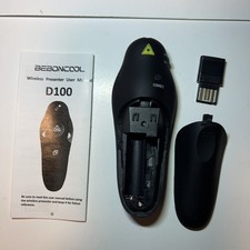 BEBONCOOL 2.4GHz Wireless Presenter With Red Laser Pointer PPT Flip Page Pen picture