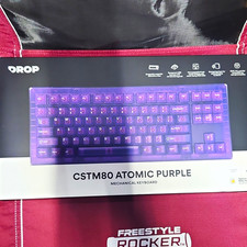 DROP CSTM80 Atomic Purple Wired Mechanical Keyboard RGB Hot-Swappable picture