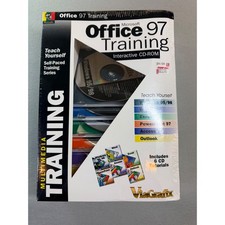 ViaGrafix Microsoft Office 97 Training 6 CD-ROM Set Windows 95 98 Sealed picture