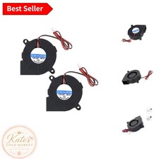 Compact 5015 Brushless Cooling Fan - Low Noise, High Airflow for 3D Printing picture