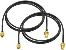 WiFi Antenna Extension Coaxial Cable 1m (2-Pack) for WiFi Router Security Camera picture