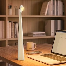 Cordless LED Table Lamp, 4000mAh Rechargeable Portable Desk Lamp, 3-Level White picture