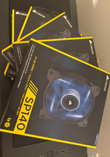 5 x Corsair SP LED Series 140 mm x 25mm (BLUE) -New (also sold individually) picture