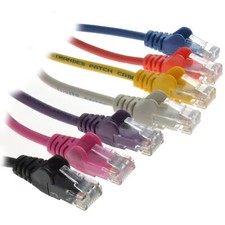 Ethernet Cable Network Internet Cat5e RJ45 Patch Lead 1m Short - 20m Long lot picture