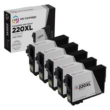LD 5PK Epson T220XL120 220XL High Yield Black Ink Cartridges for XP-320 XP-420 picture