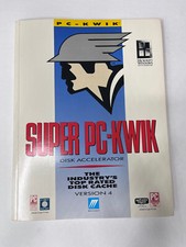 Super PC-KWIK Disc Accelerator Guide Book Version 4 IBM Dos 1988-1991 picture