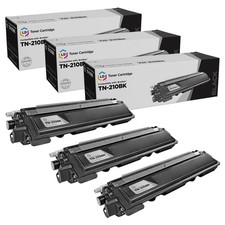 LD  TN210 Black Laser Toner Cartridge Set of 3 for Brother TN-210BK MFC-9325CW picture