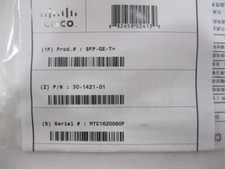 New Genuine Cisco SFP-GE-T GB RJ-45 transceiver - Ships Fast picture