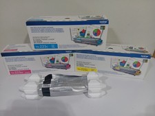 GENUINE BROTHER TN221BK TN225C TN225Y TN225M TONER SET Lot Of 4 picture