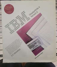 IBM DisplayWrite 4 Version 2 word processing program for IBM DOS vintage 1988 picture