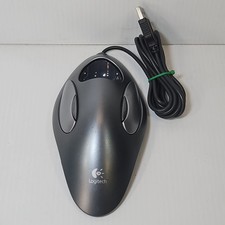 T-BC21 Logitech Trackman Marble Mouse USB Wired Trackball Mouse / For Parts picture