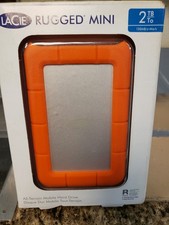 LaCie LAC9000298 Rugged Mini 2TB External Hard Drive - Orange picture