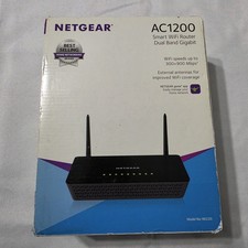 NETGEAR R6220 AC1200 Smart WiFi Router Dual Band Gigabit w Box Adapter picture