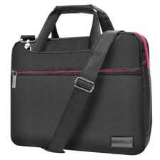 Gray Nylon School Laptop Bag Crossbody Bag For 13