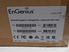 EnGenius ECS2512FP 8-Port 2.5GbE PoE++ 240W Cloud Managed Switch 4x 10G SFP+ picture