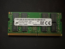 Micron 16GB DDR4 2666MHz SODIMM Laptop RAM PC4-2666V MTA16ATF2G64HZ-2G6E1 picture