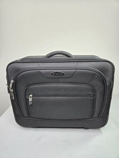 Samsonite Suitcase Bag Black Travel Rolling Retractable Handle Wheel picture