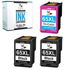 3-Pack CMYi Compatible 65XL Cartridges for HP ENVY 5034 5052 5055 5058 5070 5012 picture
