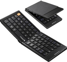 ProtoArc Foldable Compact Keyboard, XK04 Portable Bluetooth Keyboard NEW OPENBOX picture