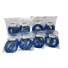 Lot of 8 4M PTFE Tubing 1.75mm Filament 2x2M Blue w/ Cutter & Cable Ties picture