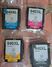 Lot of 4 Miss Deer HP 940XL  High Performance Compatible Ink Cartridges picture